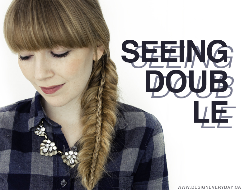 double braid for long hair