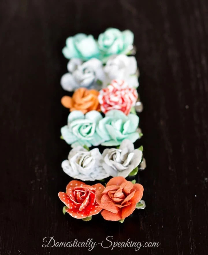 1 minute flower hair barrette