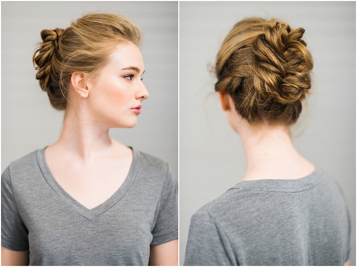 diy elegant updo diy hair