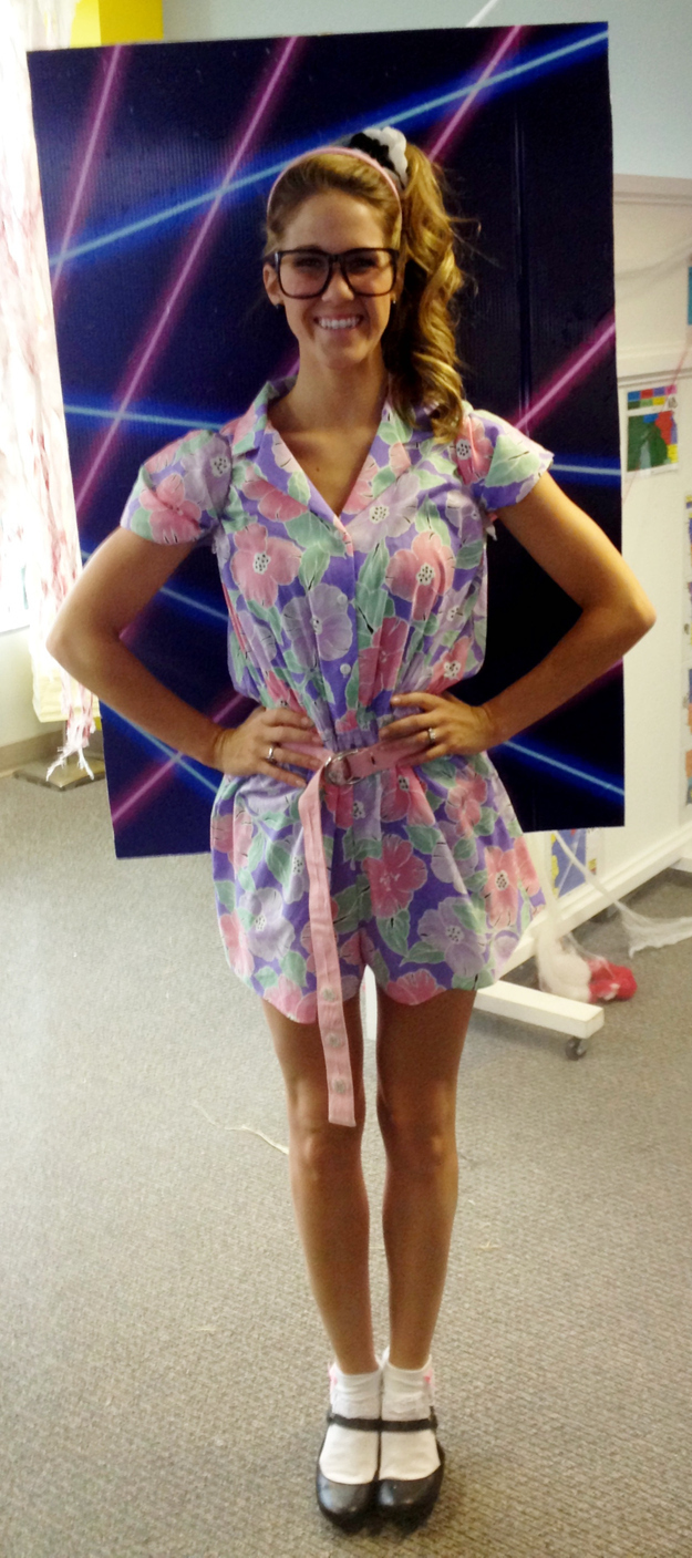 1980's inspired costume and outfit