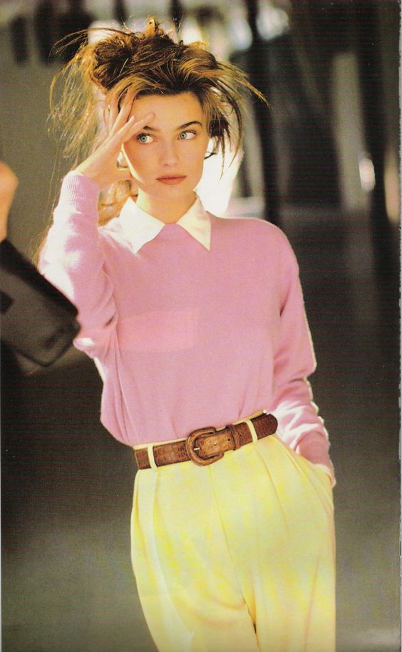 1980's inspired pants outfit