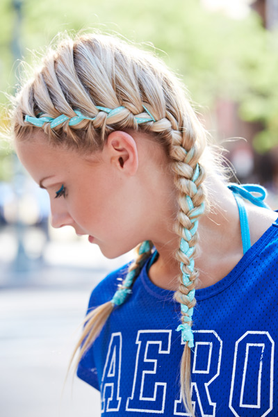 ribbon pigtail