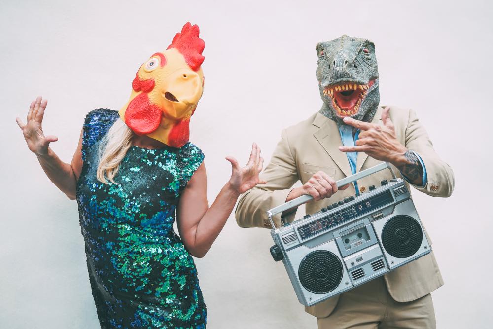 Animal heads funny halloween costumes 