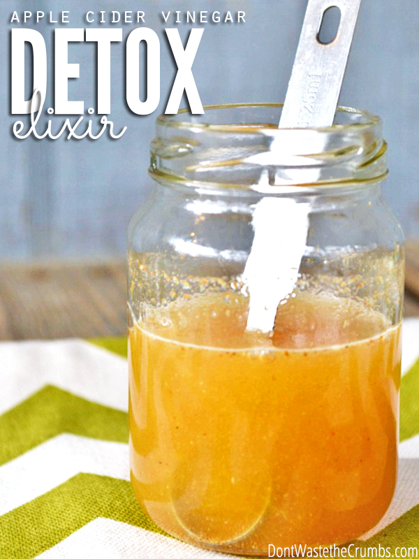 Apple cider vinegar detox elixer