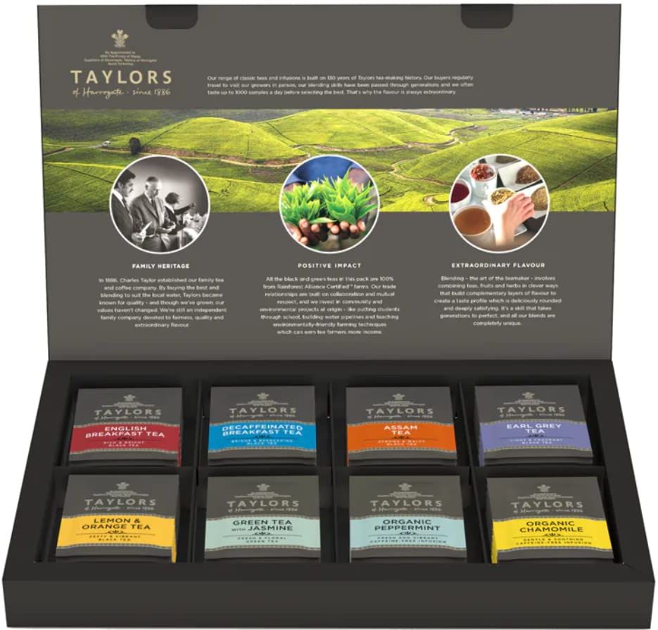 Assorted specialty tea set