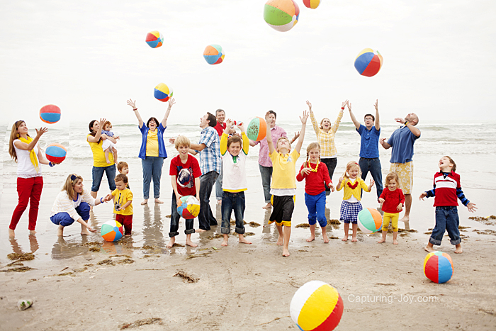 Beach family photoshoot