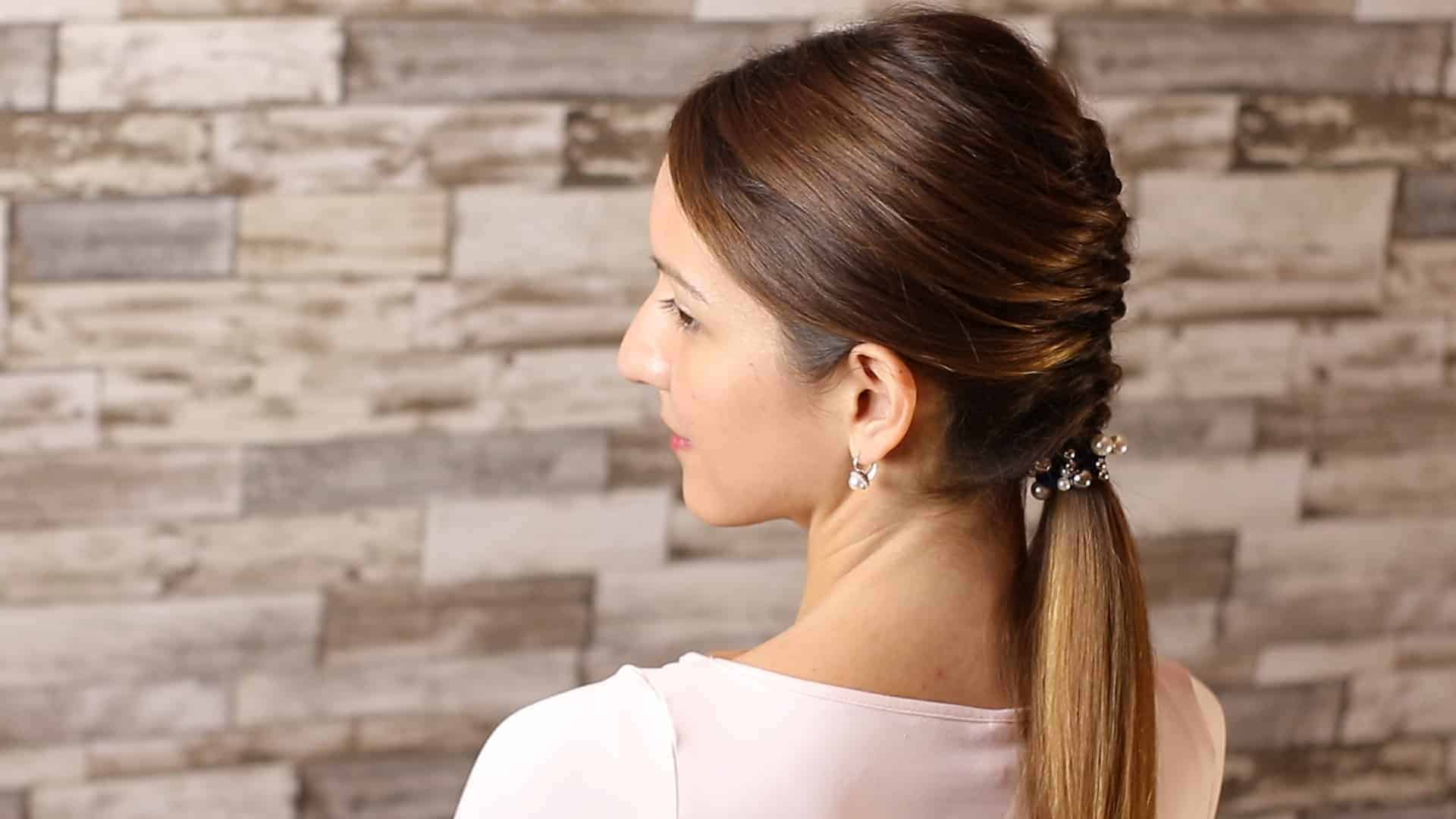 Beautiful and elegant hairstyle tutorial 57