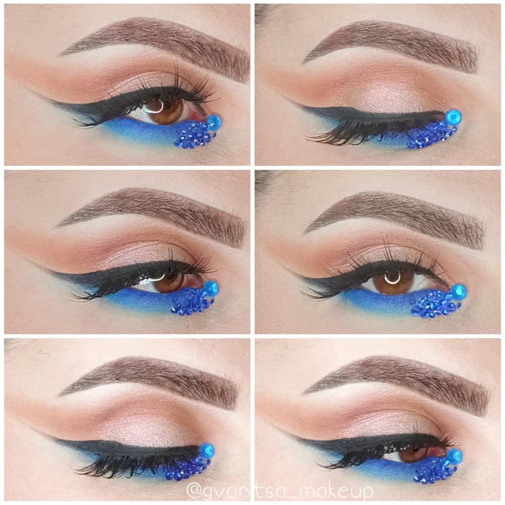 Bedazzled eyeliner design