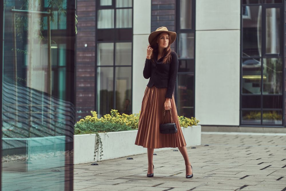 Black and brown outfit