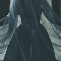 best black wedding dresses