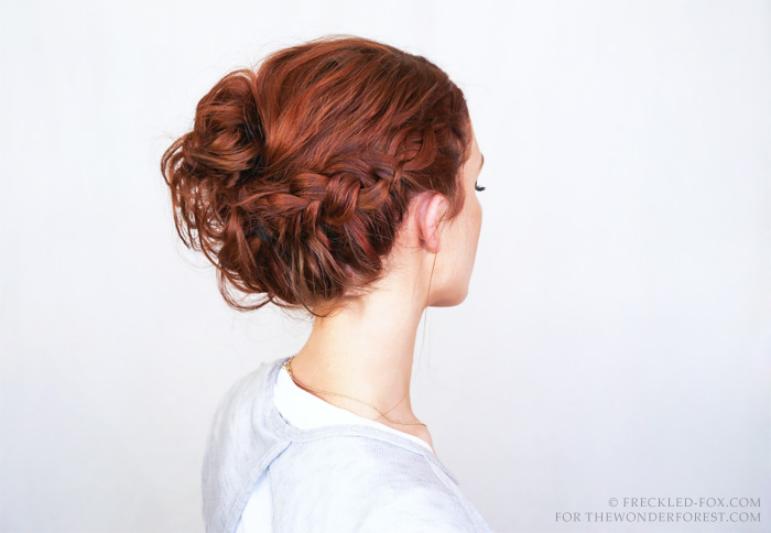 Boho hairstyle braid