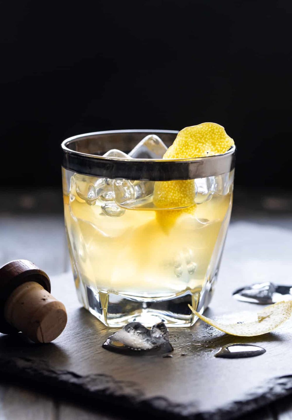 Bourbon elderflower cocktail