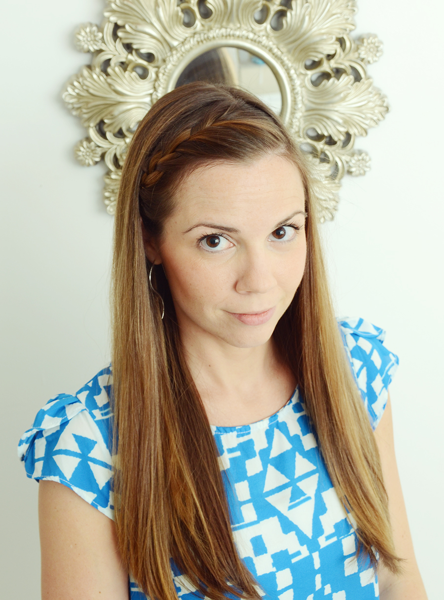 Half Crown French Braid Tutorial