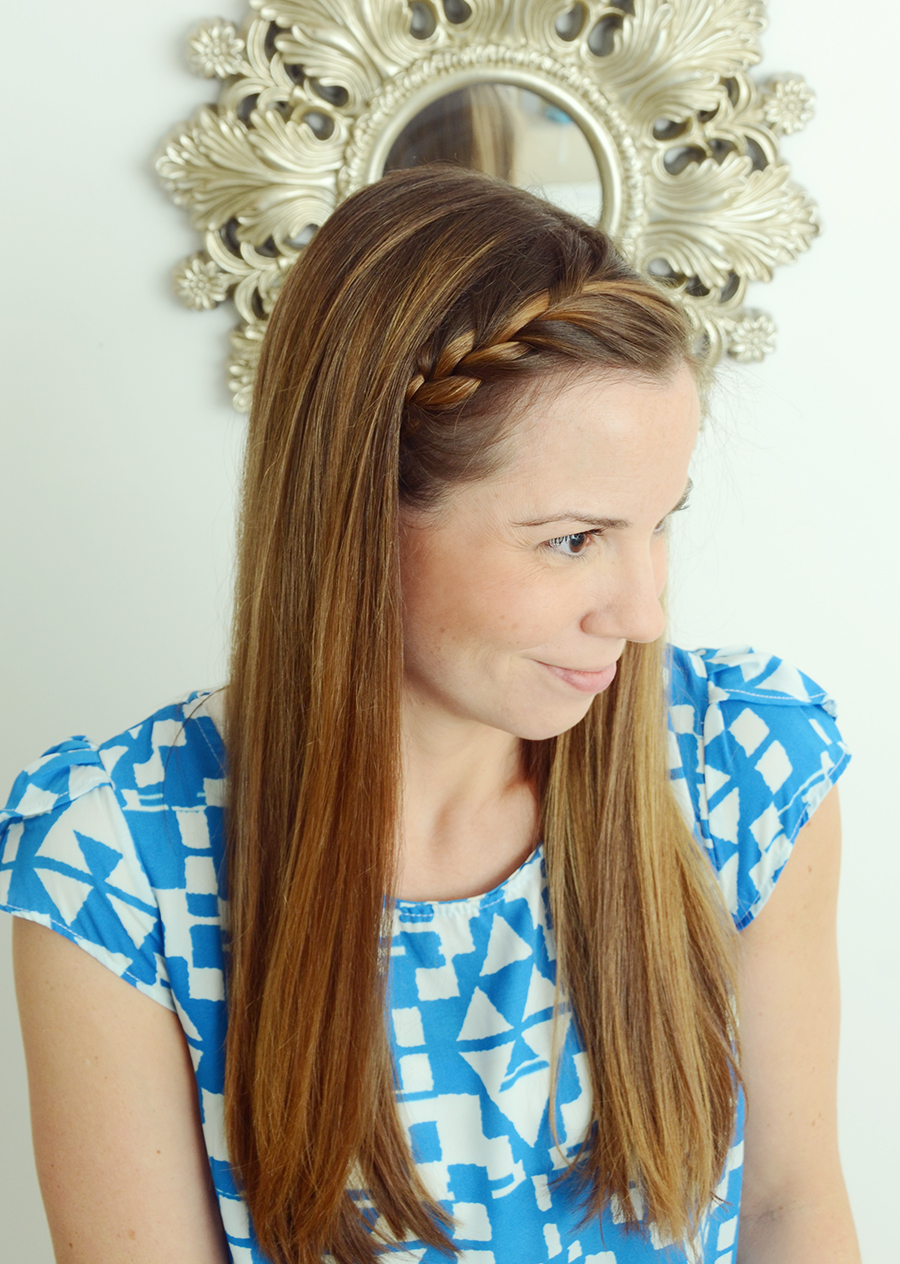 Half Crown French Braid Tutorial