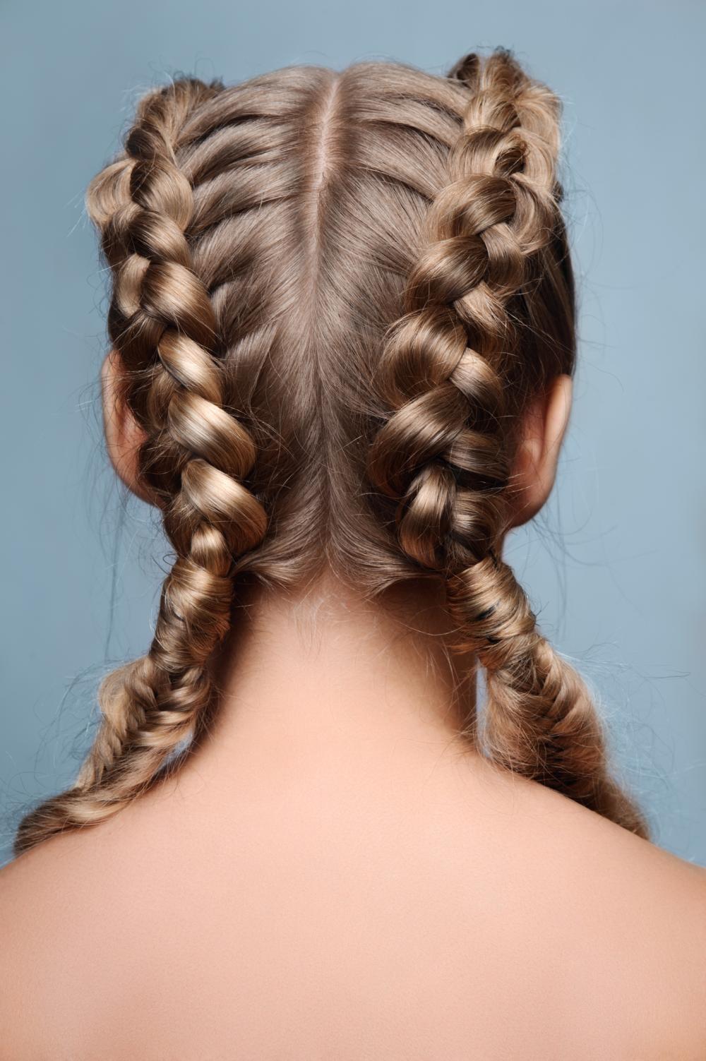 Braided pigtails