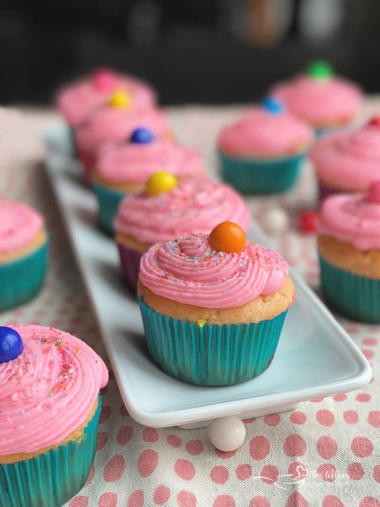 Bubblegum cupcakes