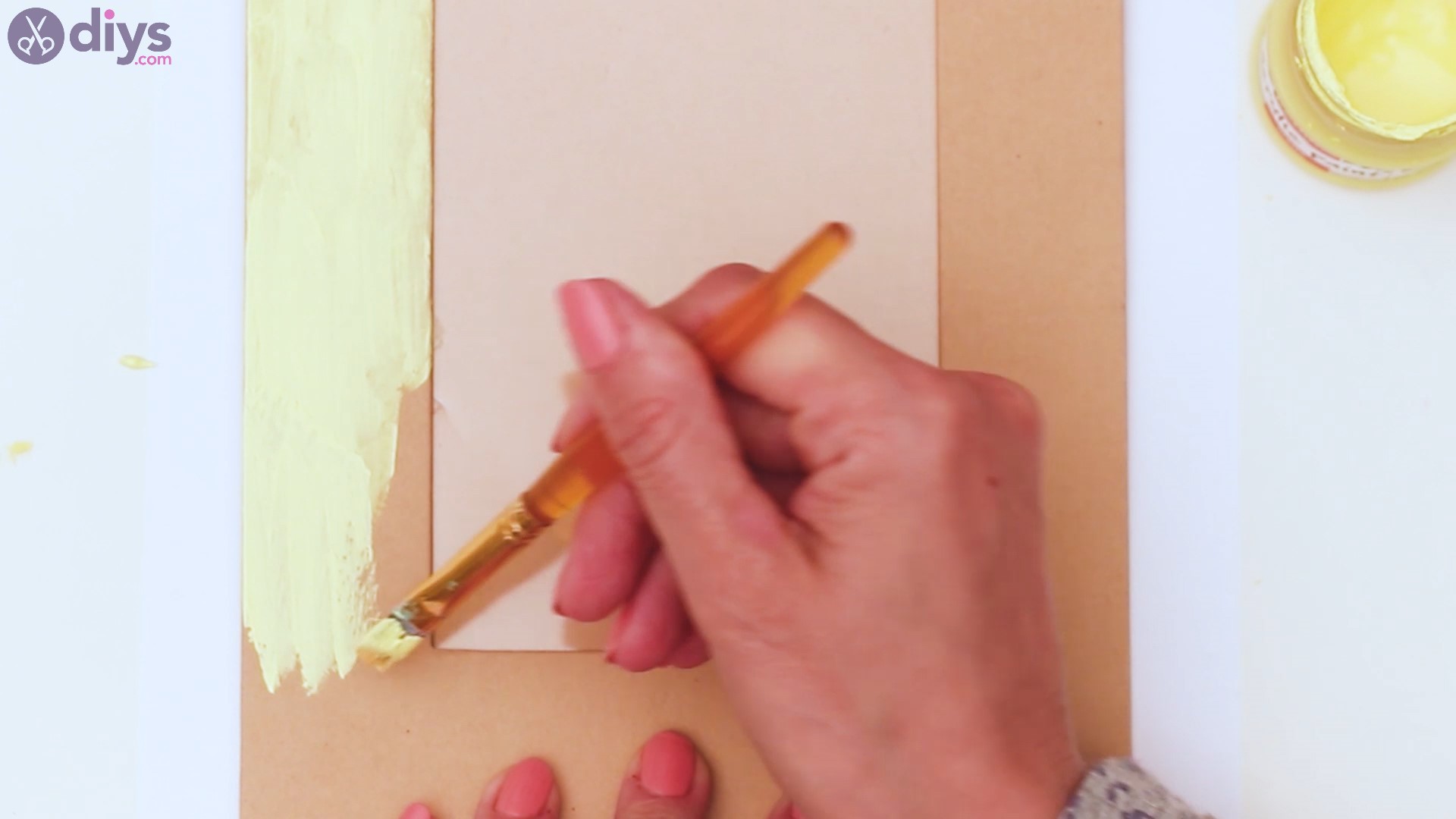Button picture frame steps (2)