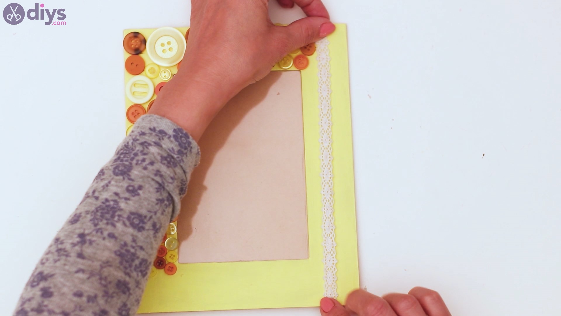 Button picture frame steps (21)