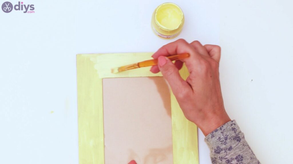Button picture frame steps (5)