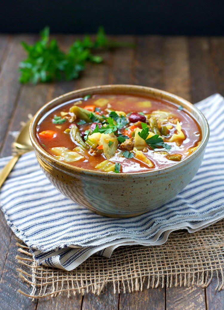 Cabbage patch detox soup