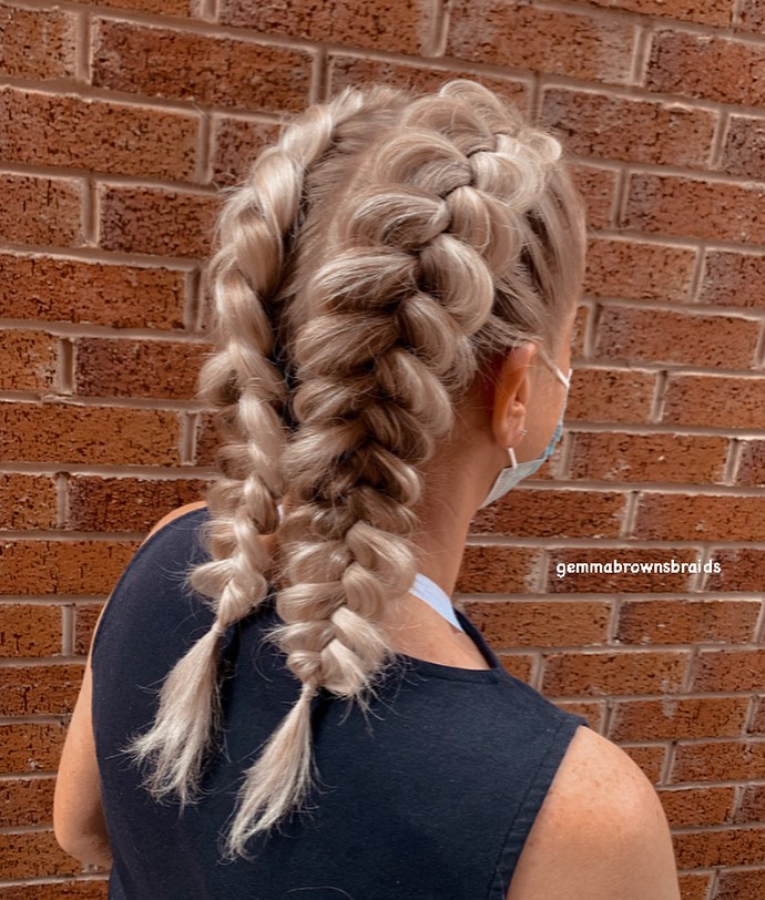 Chunky braids