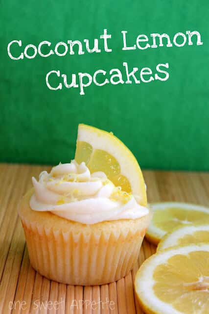 Coconut lemon cupcakes