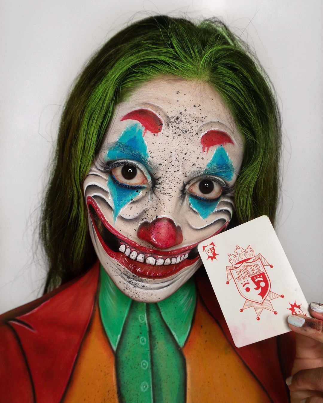 Crazy halloween makeup the joker
