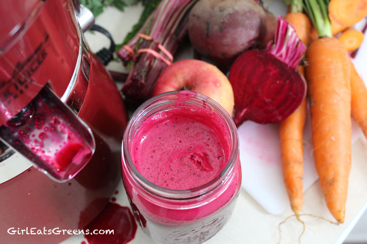 Detox red juice recipe