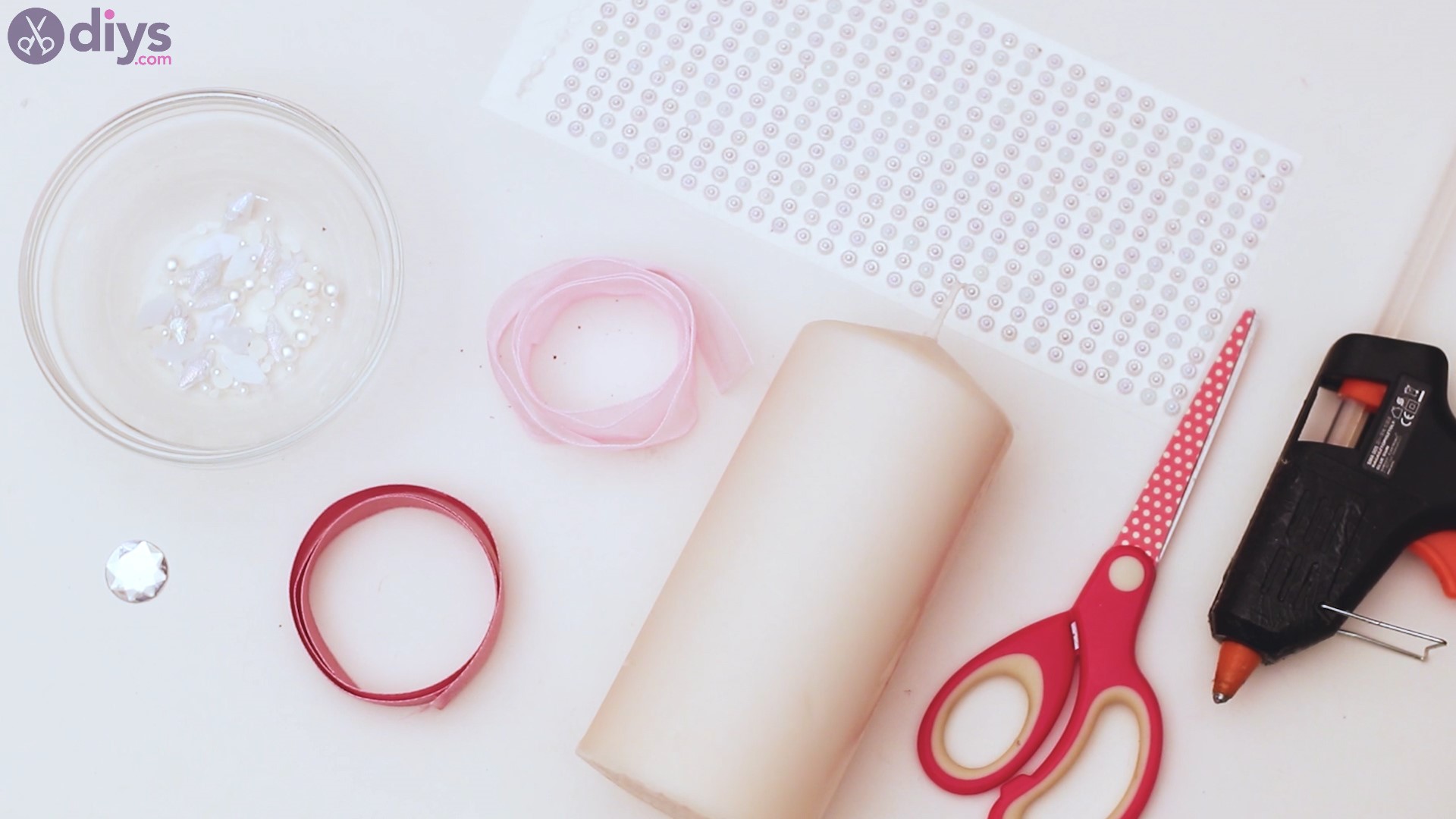 Diy candle art materials
