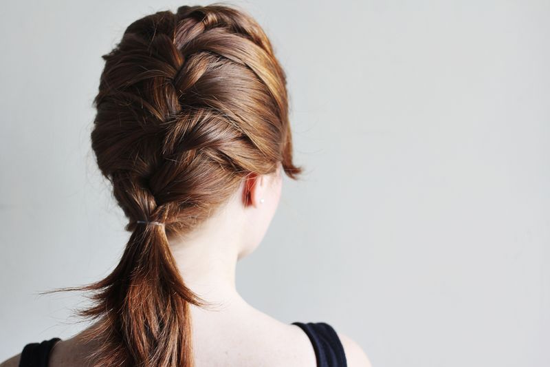 Diy classic french braid
