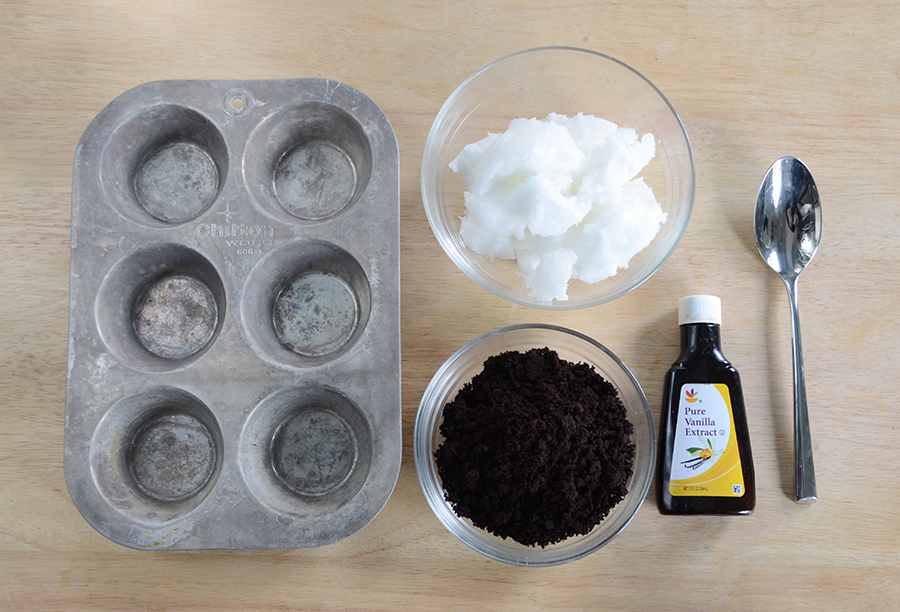 Diy coffee scrub bars materials