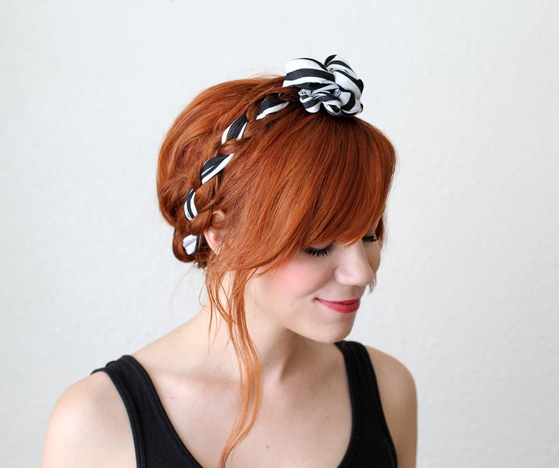 Diy fabric diy hair