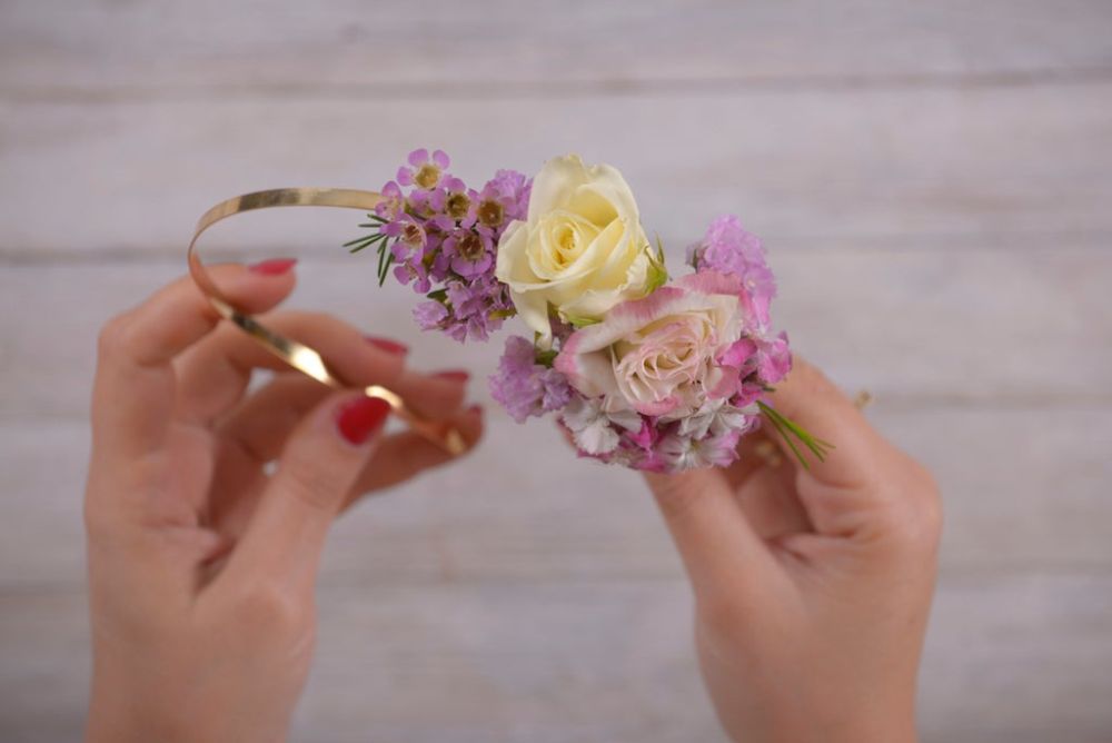 Diy floral headband