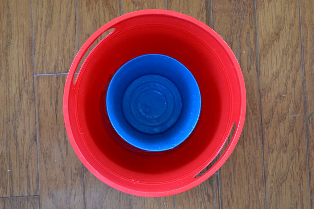 DIY Floral Ice Bowl Buckets