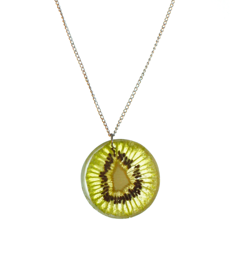 Diy fruit resin jewelry