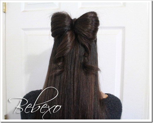 Diy hairbow hairstyle