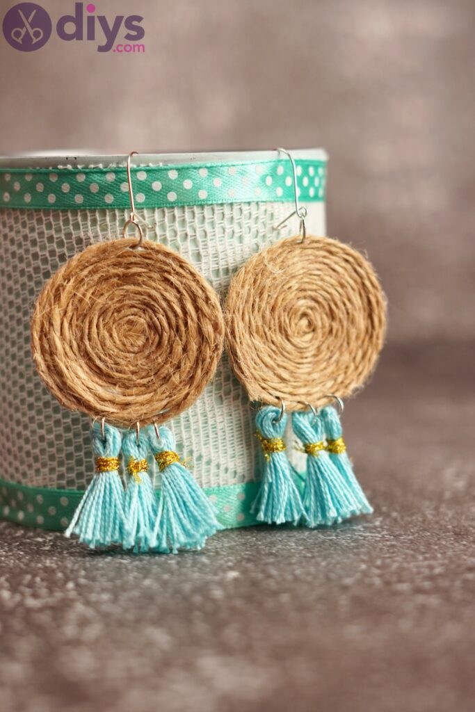 Diy raffia tassel earrings things to get for christmas 