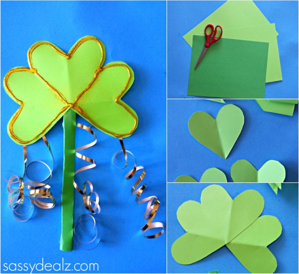 Diy shamrock wand