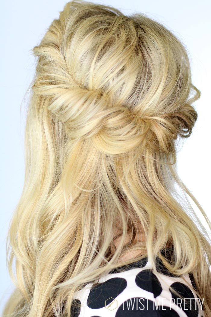 Diy twist hairstyle