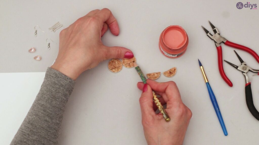 Diy wine cork earring (9)