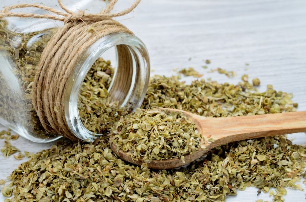 Dry oregano