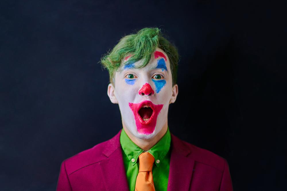 Easy clown halloween face makeup