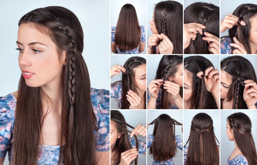 Easy side braid