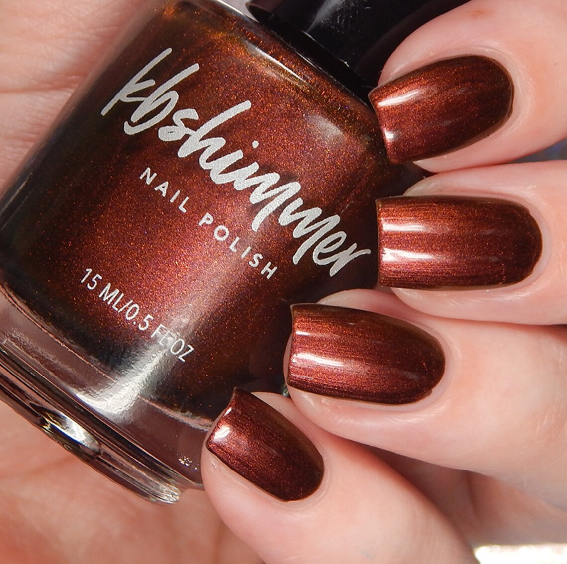 Fall nails bronze