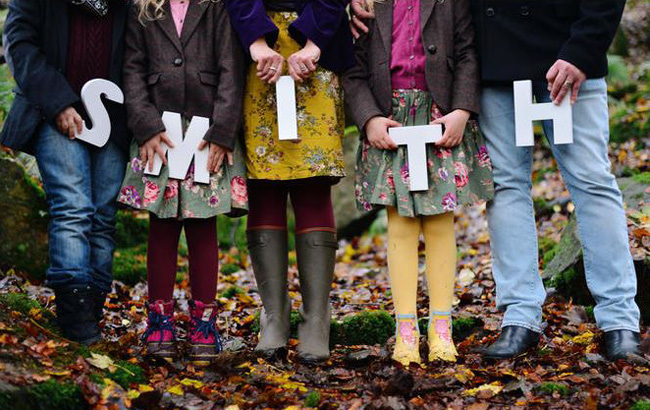 Family photography ideas last name