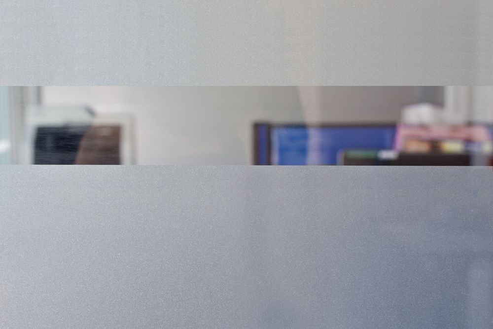 Frosted glass