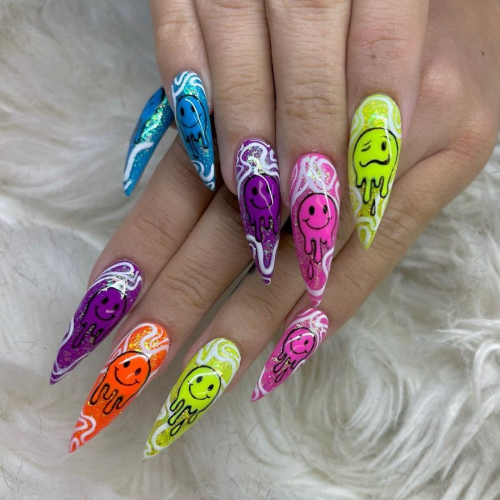Ghostly manicure