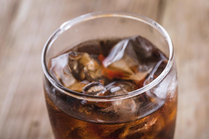 Glass of soda