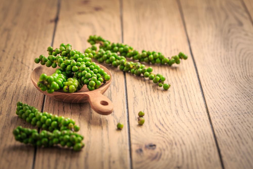 Green peppercorns