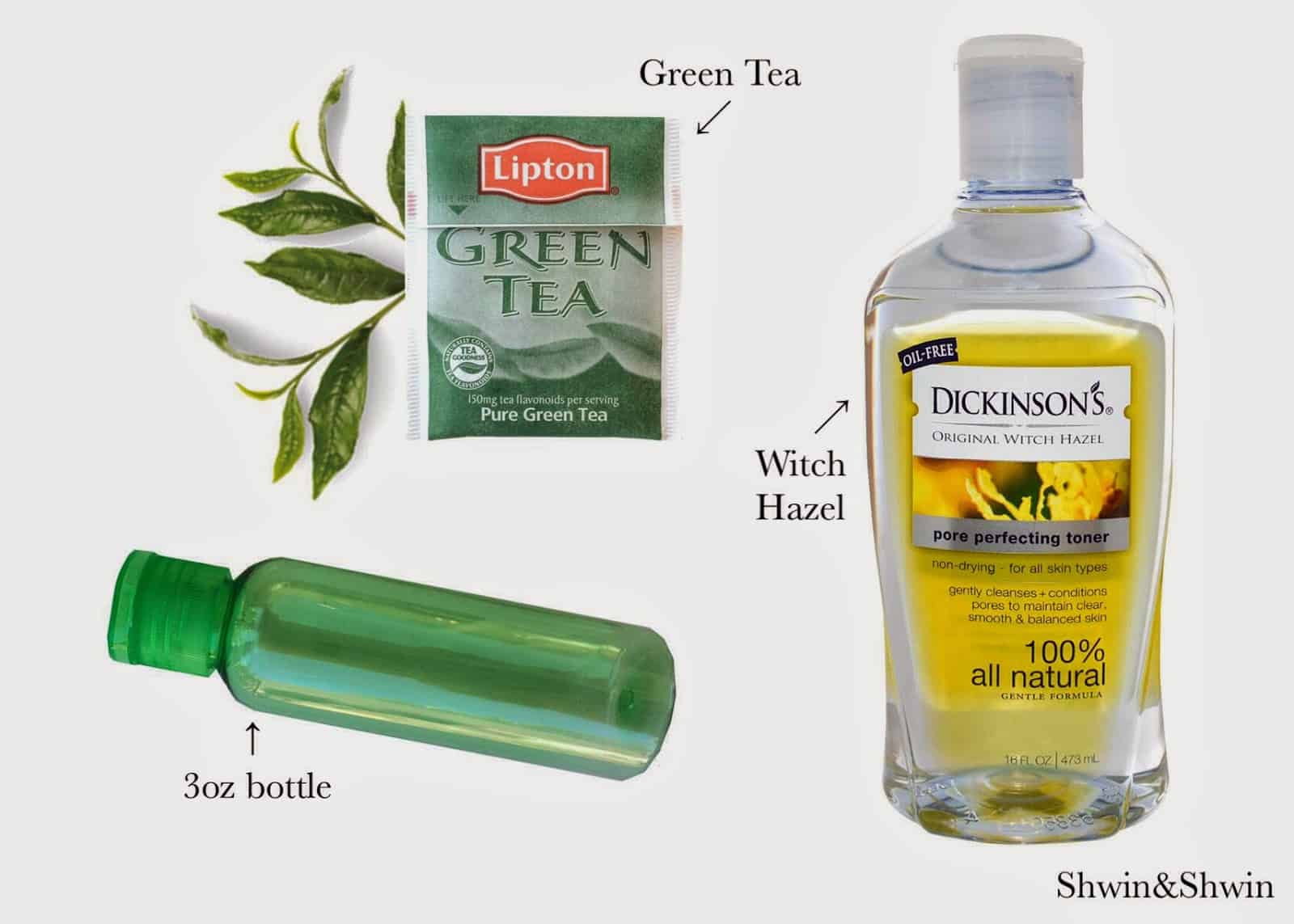 Green tea skin toner